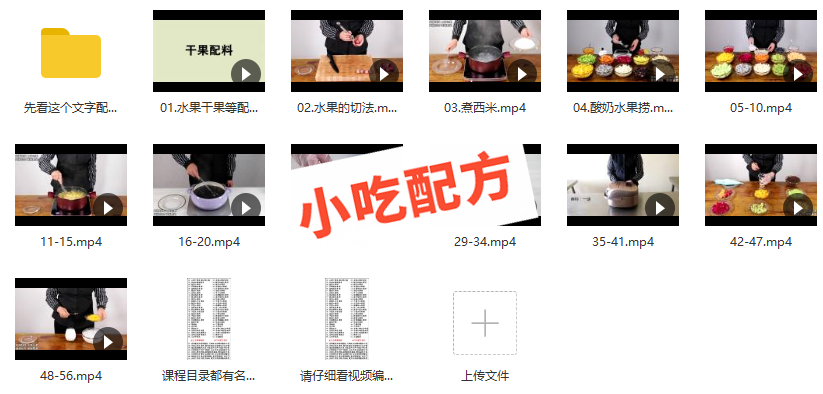 各种水果捞,甜品的做法大全和制作教程,正宗技术培训教程配方教学视频